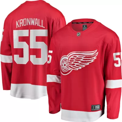 Men Detroit Red Wings Kronwall #55 NHL Jersey - uafactory