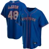 Men New York Mets Royal Alternate MLB Jersey - uafactory