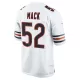 Men Chicago Bears Khalil Mack #52 White Game Jersey - uafactory