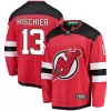 Men New Jersey Devils Hischier #13 NHL Jersey - uafactory