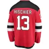 Men New Jersey Devils Hischier #13 NHL Jersey - uafactory