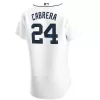 Men Detroit Tigers Home White MLB Jersey - uafactory