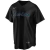 Men Miami Marlins Black Alternate MLB Jersey - uafactory