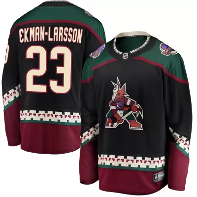 Men Arizona Coyotes Larsson #23 NHL Jersey - uafactory