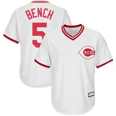 Men Cincinnati Reds Home White MLB Jersey - uafactory