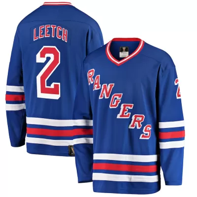 Men New York Rangers Leetch #2 NHL Jersey - uafactory