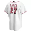 Men Cincinnati Reds Home White MLB Jersey - uafactory