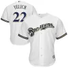 Men Milwaukee Brewers White MLB Jersey - uafactory