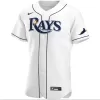 Men Tampa Bay Rays Home White MLB Jersey - uafactory