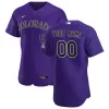 Men Colorado Rockies Purple Alternate MLB Jersey - uafactory