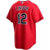 Men Cleveland Indians Red Alternate MLB Jersey - uafactory