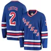 Men New York Rangers Leetch #2 NHL Jersey - uafactory