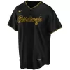 Men Pittsburgh Pirates Black Alternate MLB Jersey - uafactory