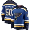 Men St.Louis Blues Binnington #50 NHL Jersey - uafactory