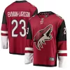 Men Arizona Coyotes Larsson #23 NHL Jersey - uafactory