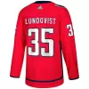 Men Washington Capitals Lundqvist #35 NHL Jersey - uafactory