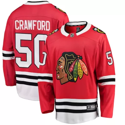 Men Chicago Blackhawks Crawford #50 NHL Jersey - uafactory