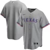 Men Texas Rangers Gray MLB Jersey - uafactory