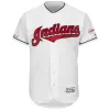 Men Cleveland Indians Home White MLB Jersey - uafactory