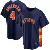 Men Houston Astros Navy Alternate MLB Jersey - uafactory