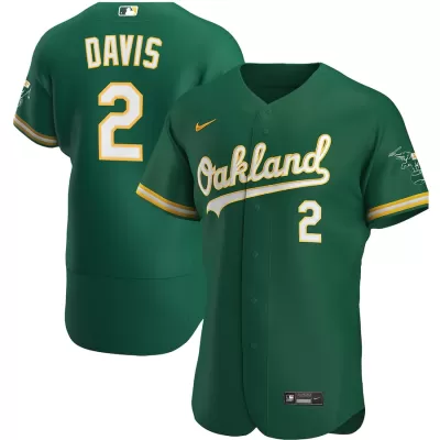 Men Oakland Athletics Green Alternate MLB Jersey - uafactory