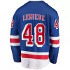 Men New York Rangers Lemieux #48 NHL Jersey - uafactory