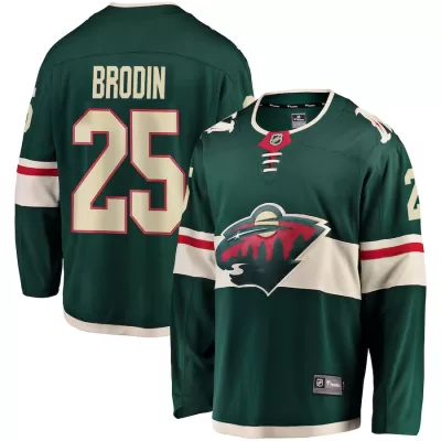 Men Minnesota Wild Brodin #25 NHL Jersey - uafactory