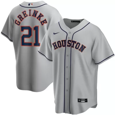 Men Houston Astros Gray MLB Jersey - uafactory