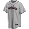 Men Houston Astros Gray MLB Jersey - uafactory