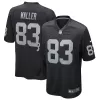 Men Las Vegas Raiders Waller #83 Black Game Jersey - uafactory