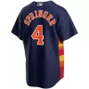 Men Houston Astros Navy Alternate MLB Jersey - uafactory