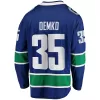 Men Vancouver Canucks Demko #35 2019/20 NHL Jersey - uafactory