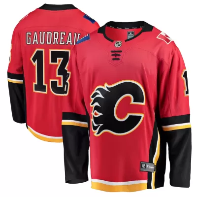 Men Calgary Flames Gaudreau #13 NHL Jersey - uafactory