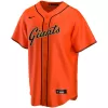 Men San Francisco Giants Orange Alternate MLB Jersey - uafactory