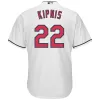 Men Cleveland Indians White MLB Jersey - uafactory