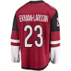 Men Arizona Coyotes Larsson #23 NHL Jersey - uafactory