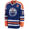 Men Edmonton Oilers Gretzky #99 NHL Jersey - uafactory