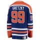 Men Edmonton Oilers Gretzky #99 NHL Jersey - uafactory