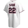 Men Minnesota Twins Home White MLB Jersey - uafactory