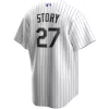 Men Colorado Rockies Home White MLB Jersey - uafactory