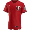 Men Minnesota Twins Red Alternate MLB Jersey - uafactory