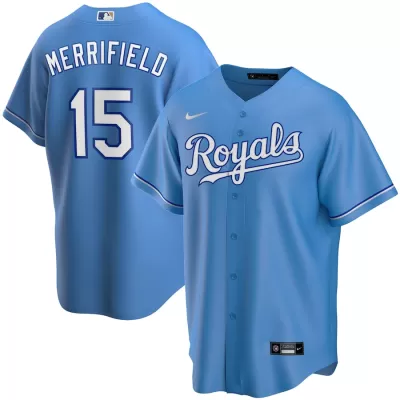 Men Kansas City Royals Light Blue Alternate MLB Jersey - uafactory