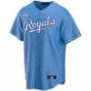 Men Kansas City Royals Light Blue Alternate MLB Jersey - uafactory