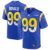 Men Los Angeles Rams Donald #99 Royal Game Jersey - uafactory