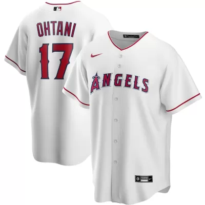 Men Los Angeles Angels Home White MLB Jersey - uafactory