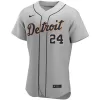 Men Detroit Tigers Gray MLB Jersey - uafactory