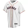 Men Houston Astros Home White MLB Jersey - uafactory