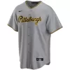 Men Pittsburgh Pirates Home Gray MLB Jersey - uafactory