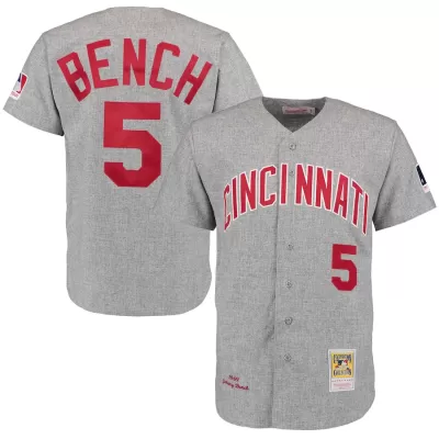 Men Cincinnati Reds Gray MLB Jersey - uafactory