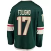 Men Minnesota Wild Foligno #17 NHL Jersey - uafactory